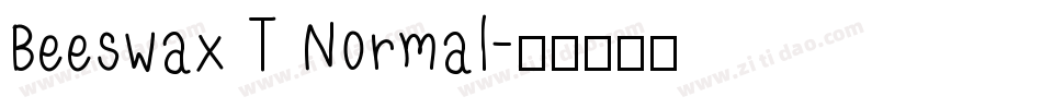 Beeswax T Normal字体转换